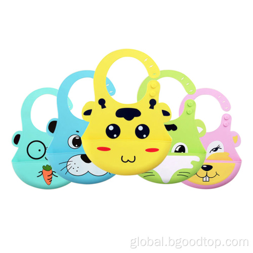 Cute Silicone Baby Bibs Silicone Baby BibsWith Catcher Factory